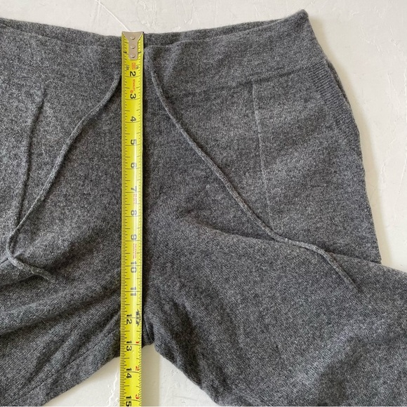 Oats Cashmere by Debra Haybum 100% Cashmere Gray Pants Size L NWT - Picture 5 of 9